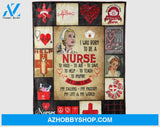 Proud To Be A Nurse Fleece Blanket Gift For Family, Birthday, Careers, Jobs, Nurses Gift Home Decor Bedding Couch Sofa Soft and Comfy