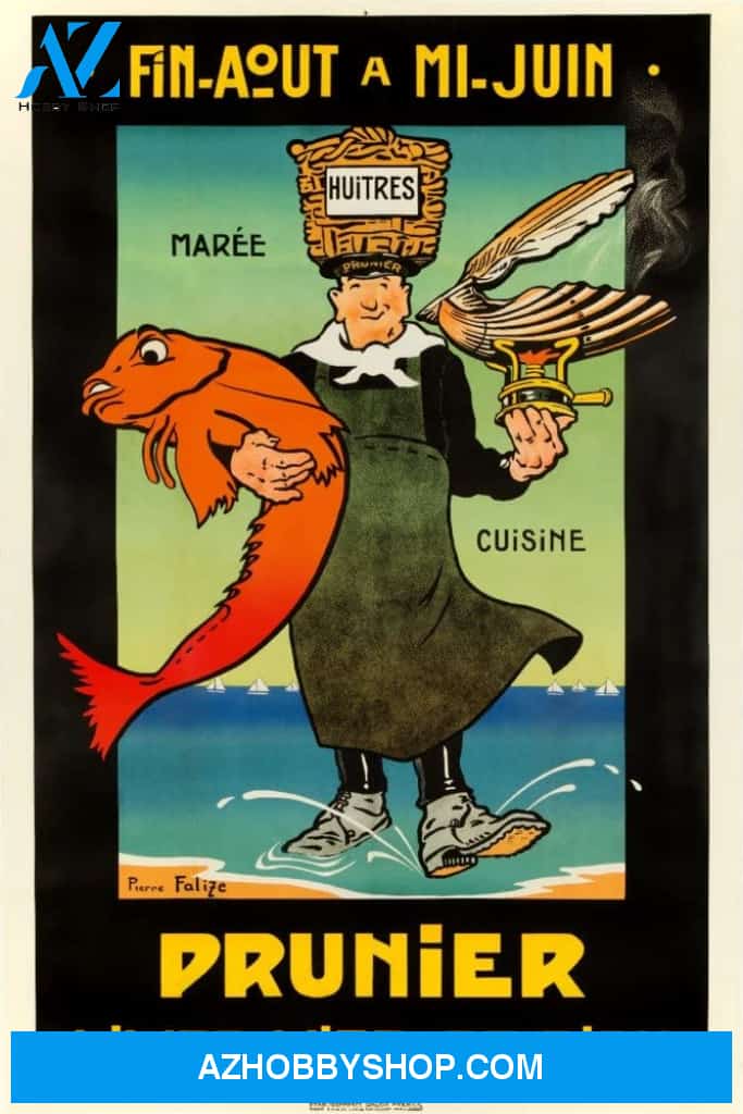 Prunier France - Vintage Poster