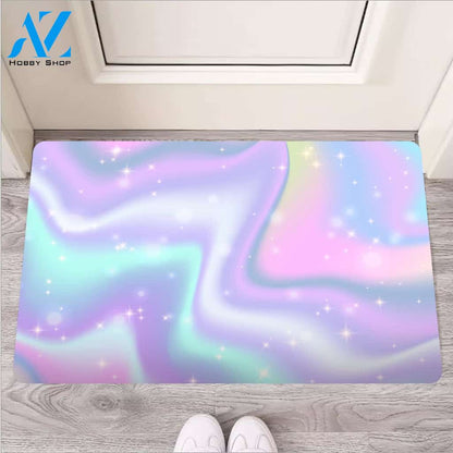 Psychedelic Holographic Door Mat