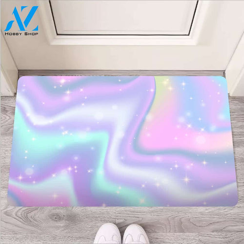 Psychedelic Holographic Door Mat