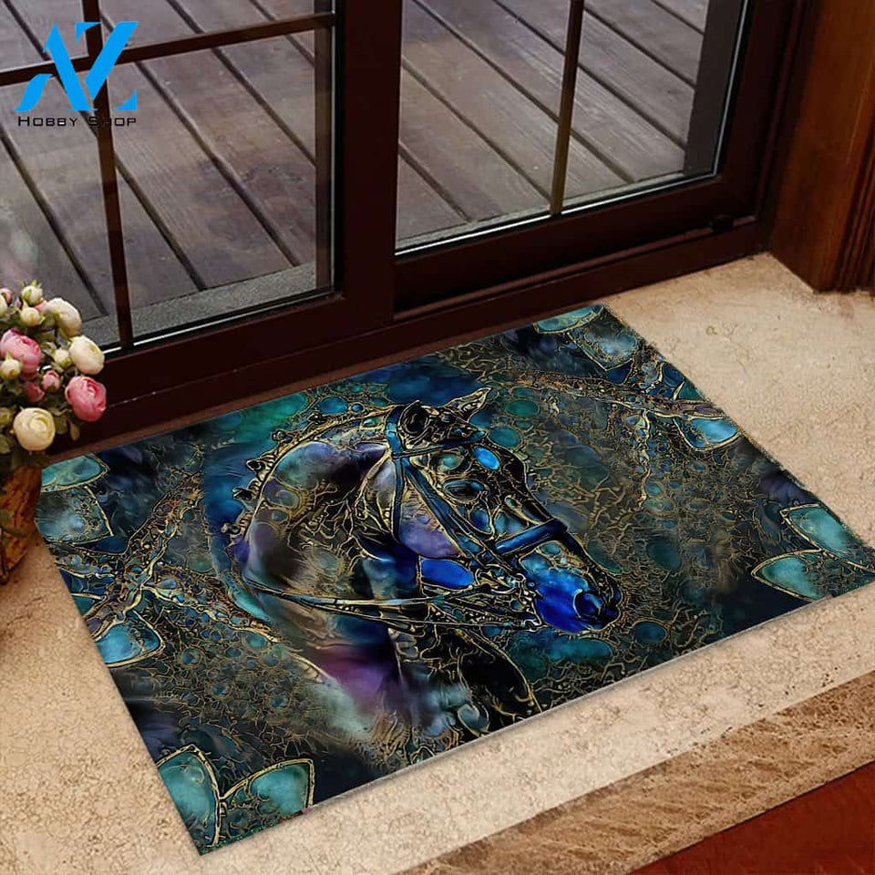 Psychedelic Horse Doormat | Welcome Mat | House Warming Gift
