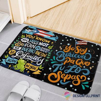 Puerto Rico Non-Slip Rubber Backing Doormat Non-Slip Rubber Backing Doormat HG
