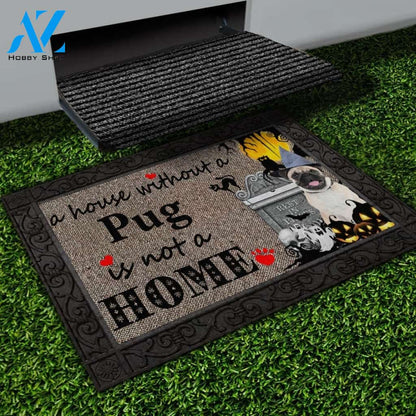 Pug 1 with halloween M3 Doormat All Over Printed (6228)