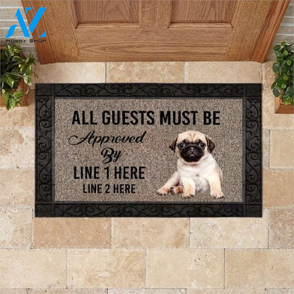 Pug M289 Custom Doormat All Over Printed (6228)