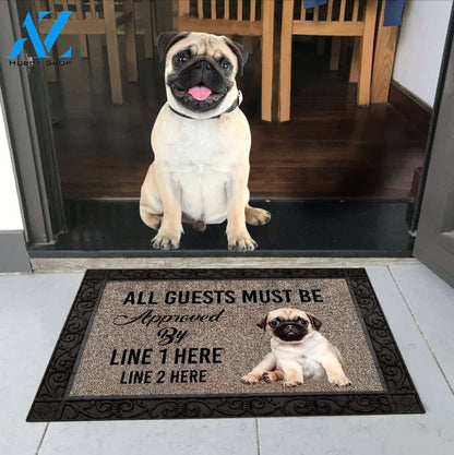 Pug M289 Custom Doormat All Over Printed (6228)
