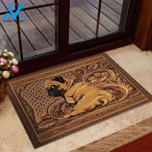 Pug Home Decor Doormat - Welcome Mat - House Warming Gift