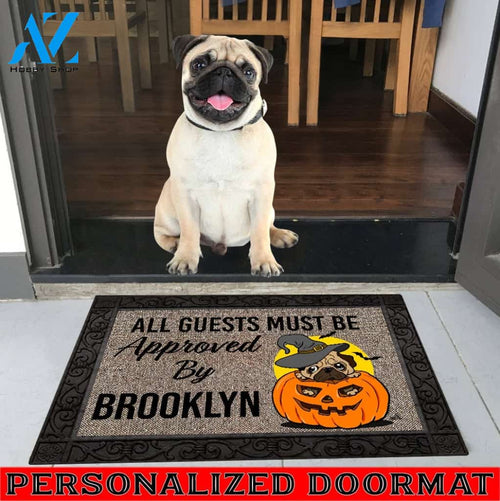 Pug M1 Custom Doormat All Over Printed (6228)