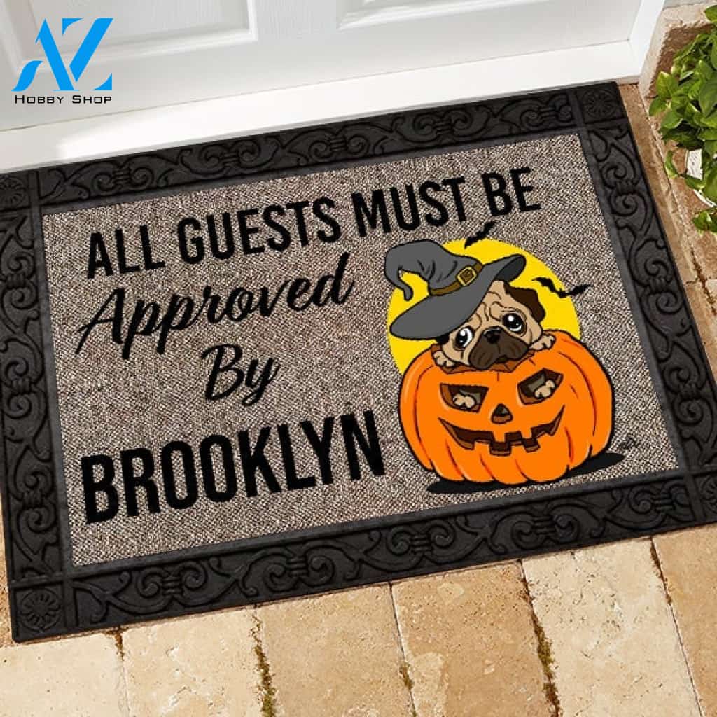 Pug M1 Custom Doormat All Over Printed (6228)