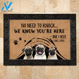 Pug M288 Camping Custom Doormat All Over Printed (6228)