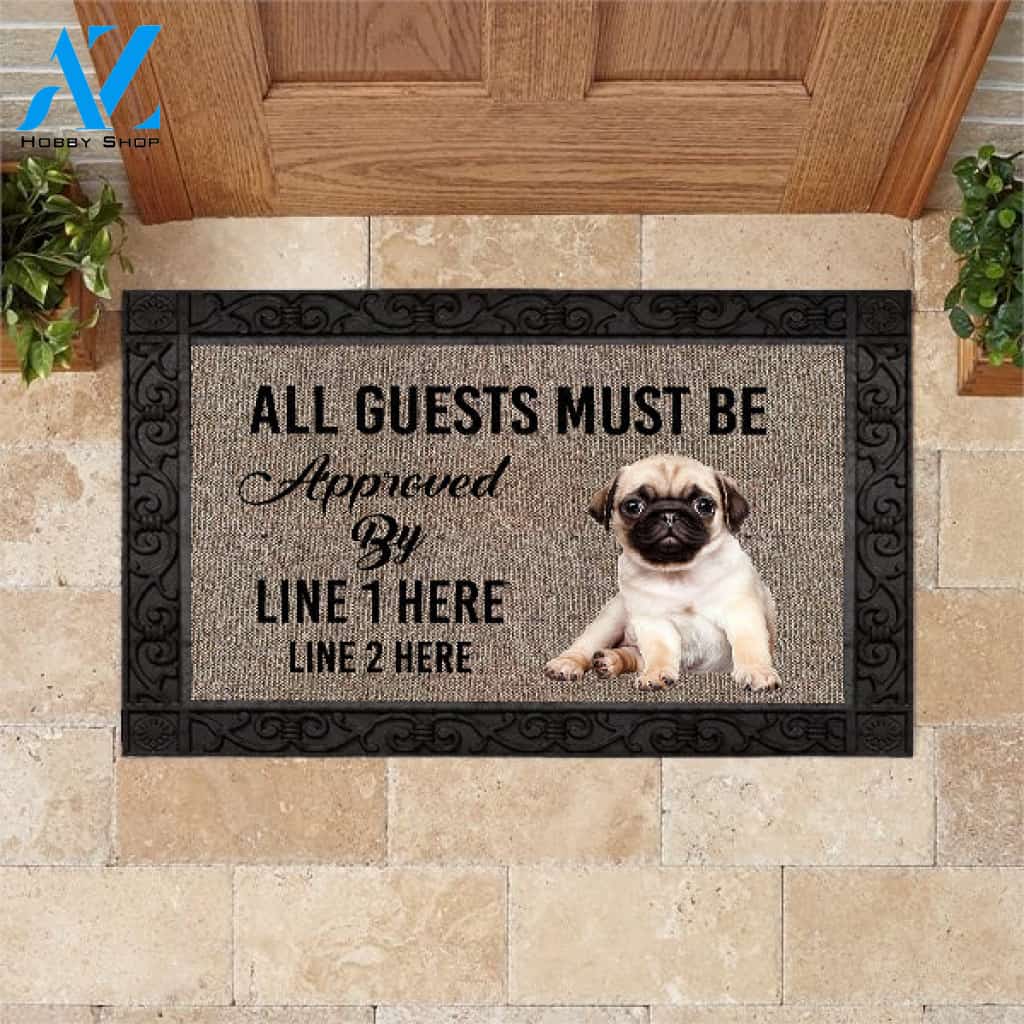 Pug M289 Custom Doormat All Over Printed (6228)