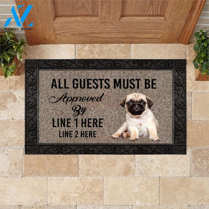 Pug M289 Custom Doormat All Over Printed (6228)