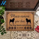 Pug Please Remove Your Shoes Funny Indoor And Outdoor Doormat Warm House Gift Welcome Mat Birthday Gift For Dog Lovers