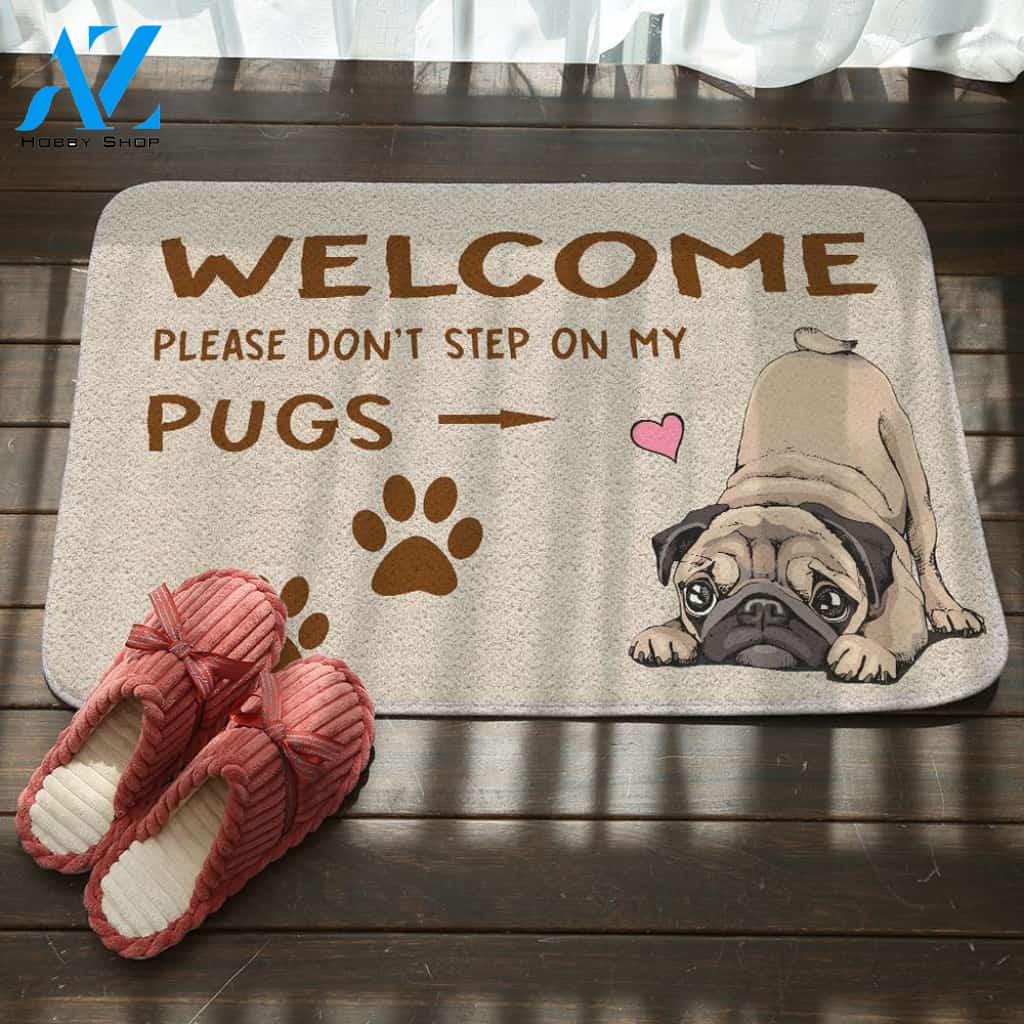 Pug Welcome Doormat - Limited Edition