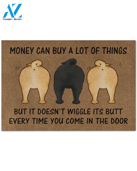 Pug Wiggle Funny Indoor And Outdoor Doormat Warm House Gift Welcome Mat Gift For Pug Lovers Gift For Dog Lovers