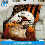 Pug Witch Blanket, Mink Blanket,Fleece Blanket,Sherpa Blanket,Special present,Anniversary , Dog Blanket Home Decor Bedding Couch Sofa Soft and Comfy Cozy