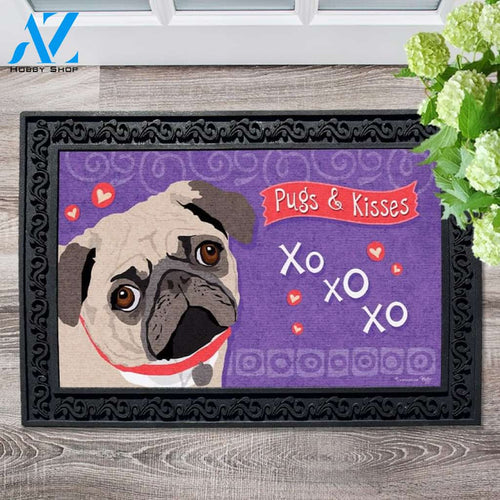 Pugs Kisses Doormat