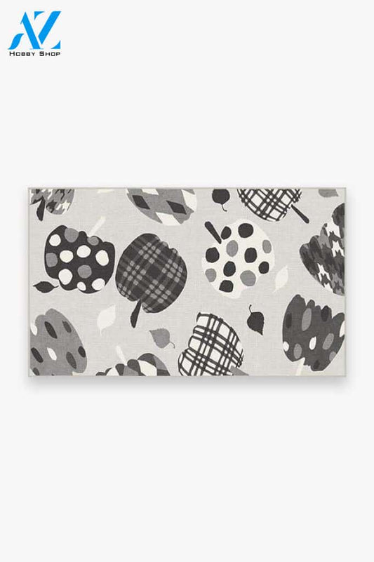 Pumpkin Black White CL2309186MDD Doormat