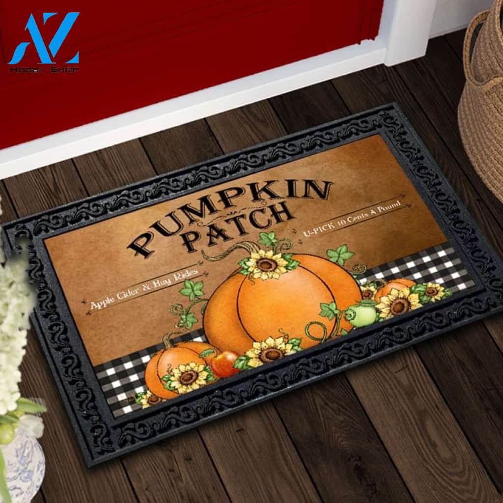 Pumpkin Patch Doormat - 18" x 30"