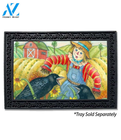 Pumpkin Patch Scarecrow Doormat - 18" x 30"