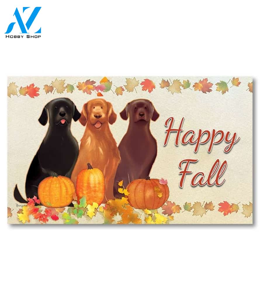 Pumpkin Pups Doormat - 18" x 30"