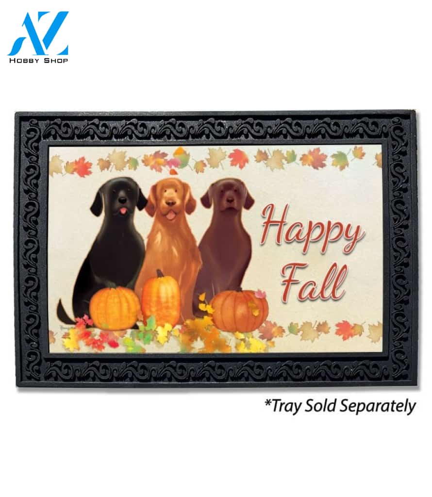 Pumpkin Pups Doormat - 18" x 30"