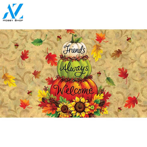 Pumpkin Topiary Doormat
