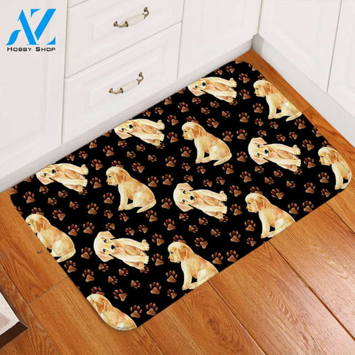 Puppy Patterns Door Mat
