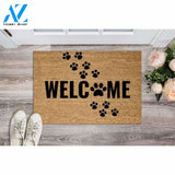 Puppy Welcome - Funny Doormat Indoor and Outdoor Doormat Welcome Mat House Warming Gift Home Decor Funny Doormat Gift Idea