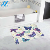 Purple Butterfly Doormat Welcome Mat Housewarming Gift Home Decor Funny Doormat Gift For Butterfly Lovers Gift For Friend Birthday Gift