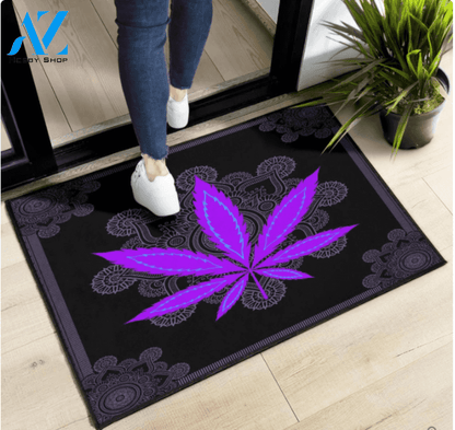 Purple Premium Doormat Mandala Indoor And Outdoor Doormat Warm House Gift Welcome Mat Home Decor Gift For Mandala Lover Family Friend Halloween