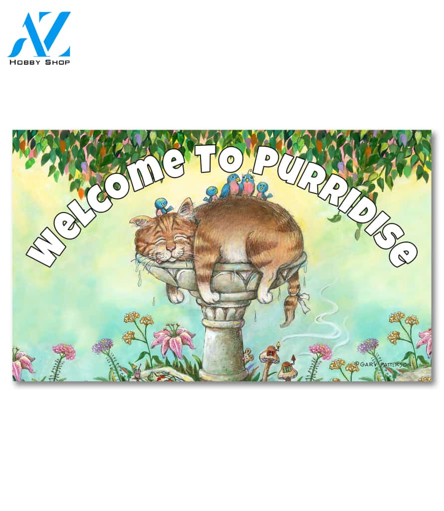Purridise Doormat - 18" x 30"