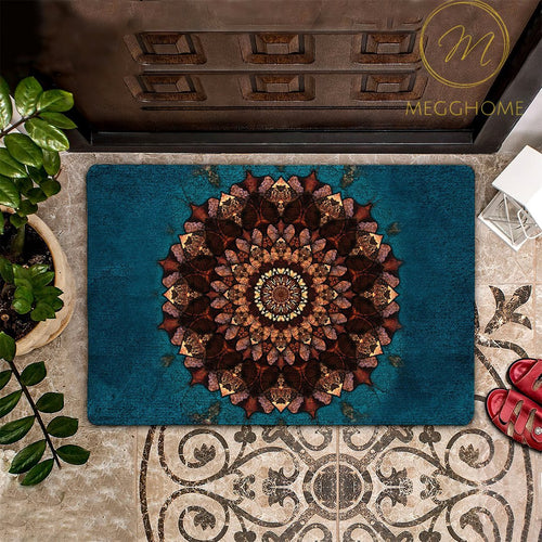 Mandala Boho 11 Doormat | Colorful | Size 8x27'' 24x36''