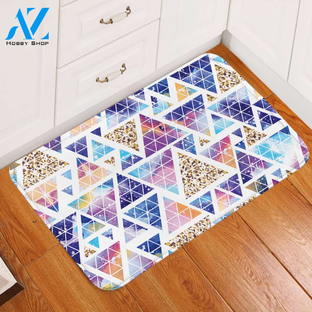 Pyramid Puzzle Door Mat