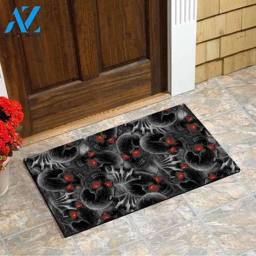 Q5 Red Eyes Skull Doormat SK-DM-00Q5
