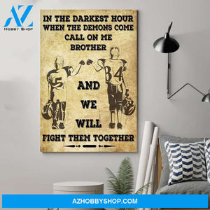 G- QH Rugby Poster - call on me brother
