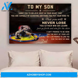G- QH Wrestling Poster - Dad to son - never lose vs5