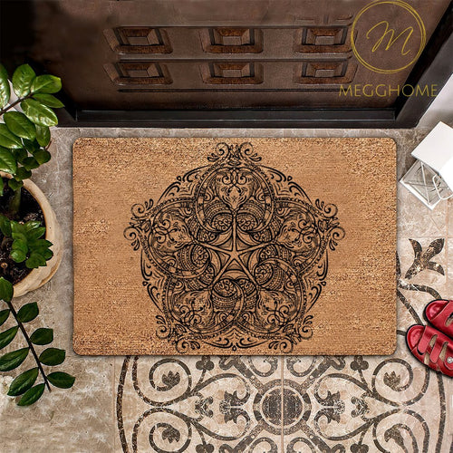 Mandala Boho 4 Doormat | Colorful | Size 8x27'' 24x36''