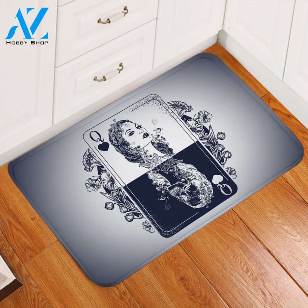 Queen Card Door Mat