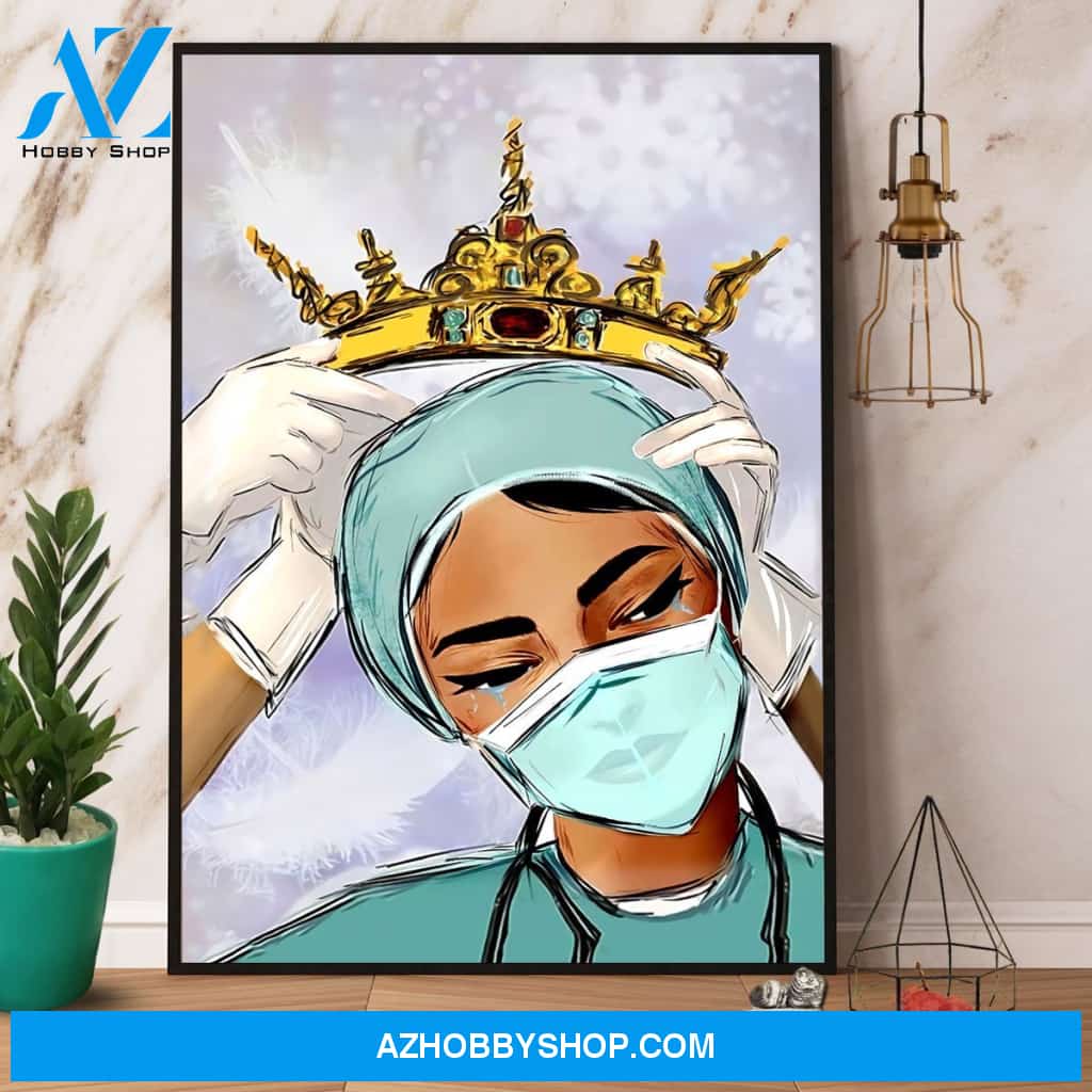 Queen Nurse Medical Assistant Canvas And Poster, Wall Decor Visual Art