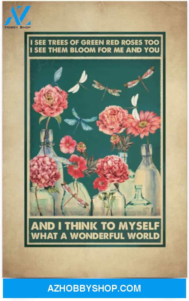 Quote Art And I Think To Myself What A Wonderful World