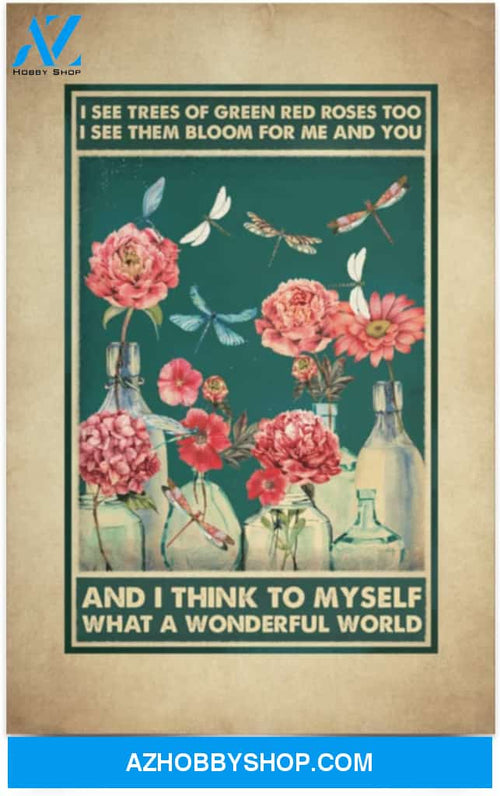 Quote Art And I Think To Myself What A Wonderful World