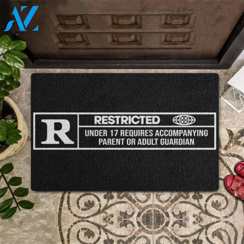 R Restricted Doormat | Welcome Mat | House Warming Gift
