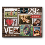 29th Wedding Anniversary Gift, 29th Anniversary Photo Collage, 29th Anniversary Gift