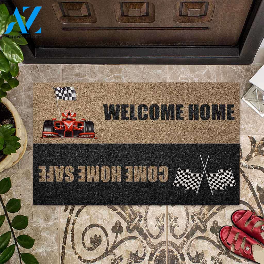 Racer Welcome Home Indoor And Outdoor Doormat Welcome Mat Housewarming Gift Home Decor Funny Doormat Gift Idea