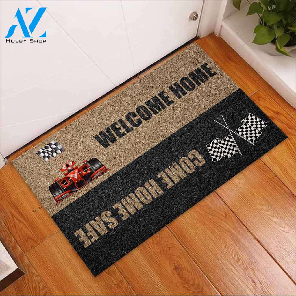 Racer Welcome Home Indoor And Outdoor Doormat Welcome Mat Housewarming Gift Home Decor Funny Doormat Gift Idea