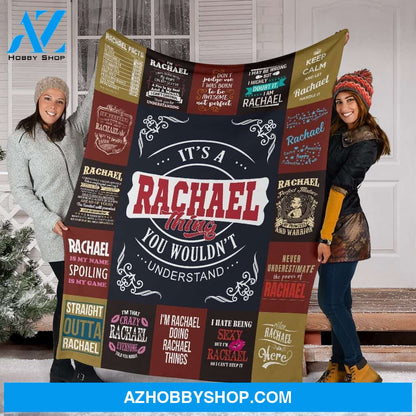 Rachael Premium Fleece Blanket