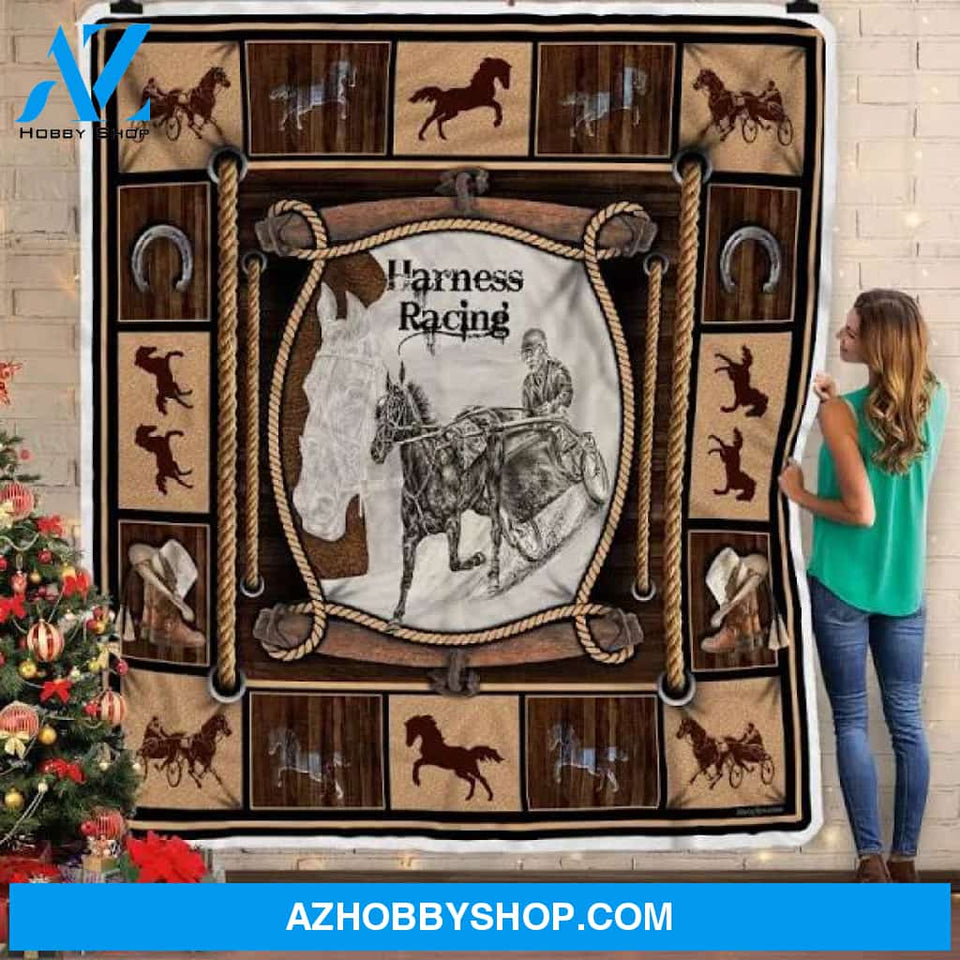 Racing Blanket, Harness Racing Sofa Throw Blanket