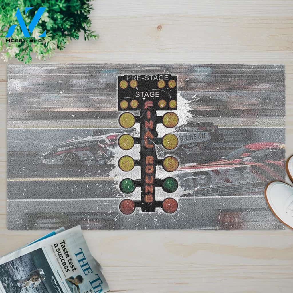 Racing Final Round Doormat | Welcome Mat | House Warming Gift