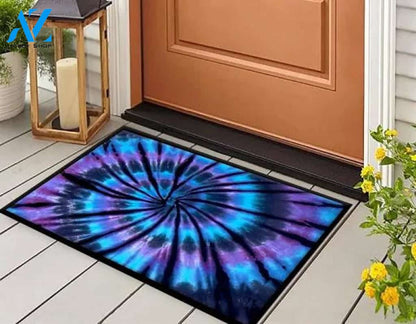 Rainbow Grunge Gay Pride Doormat Rug