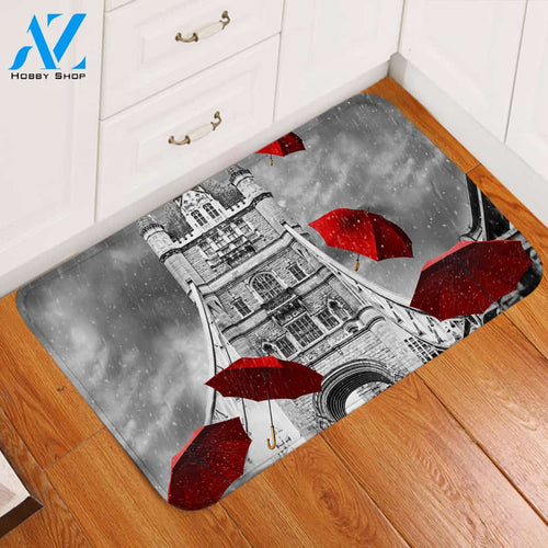 Rainy London Door Mat
